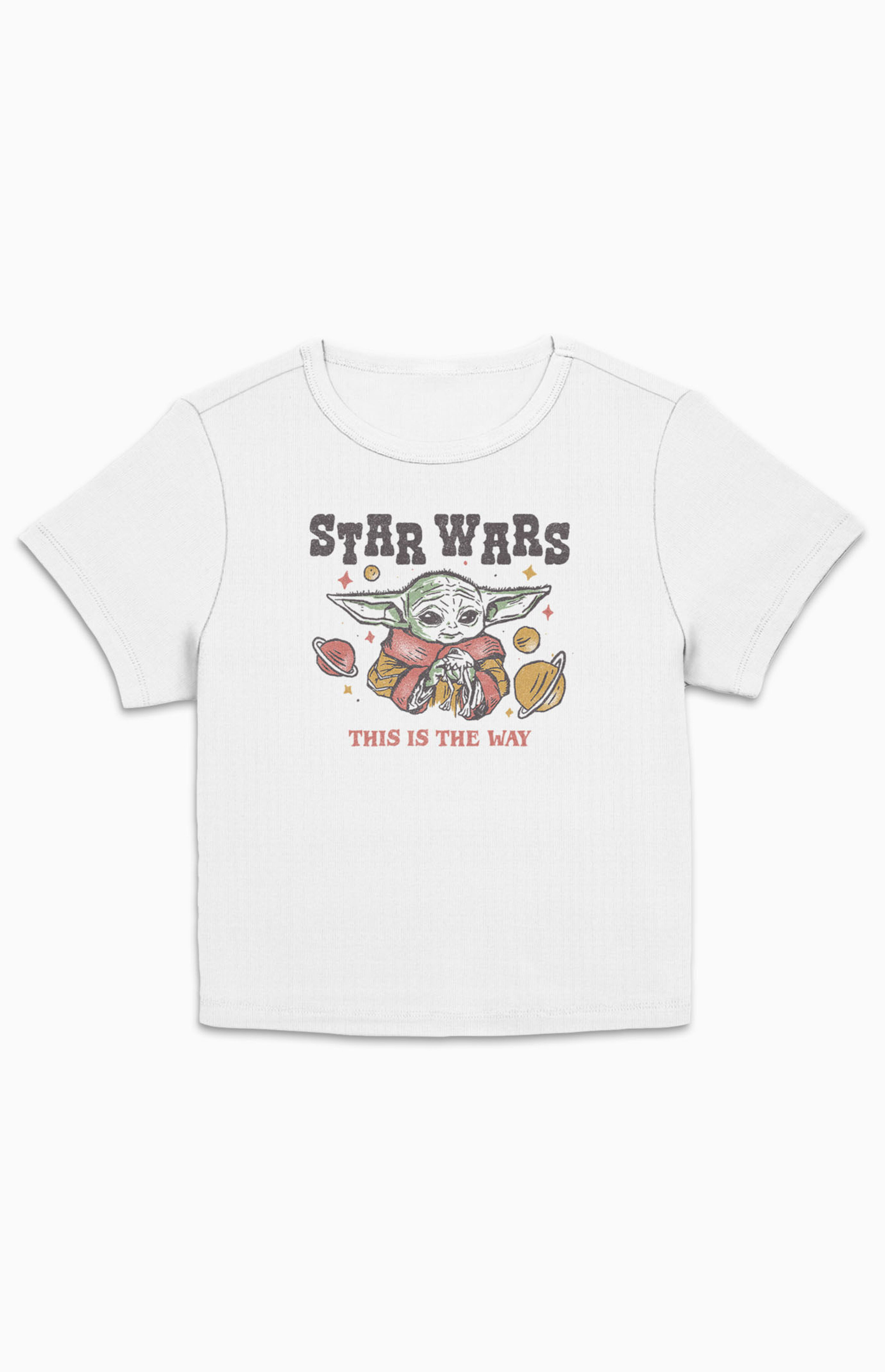 Star Wars Baby Yoda Cropped T-Shirt | PacSun