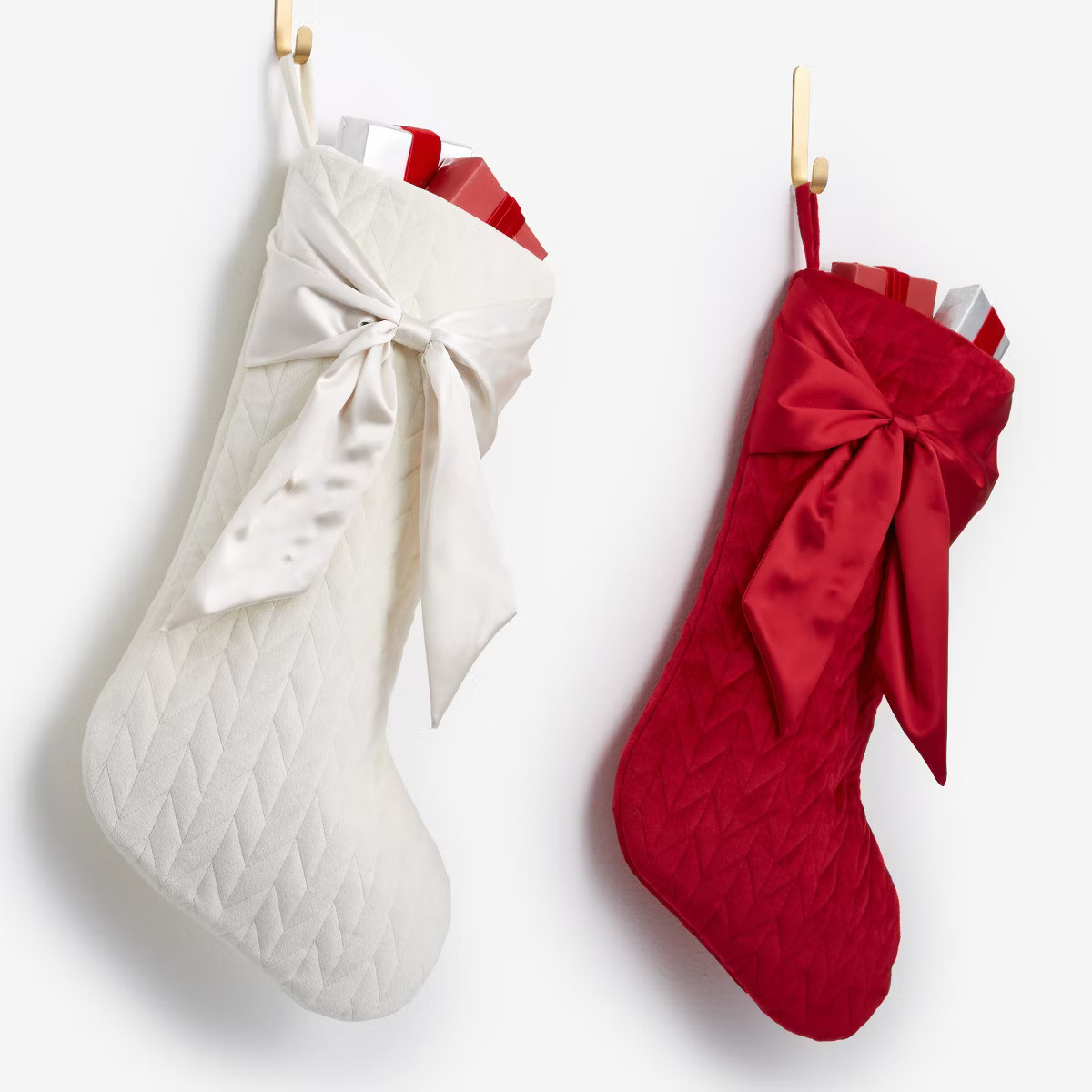 Personalization Mall Holly Jolly Bow Christmas Stocking | Target