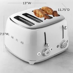 SMEG 4x4 4-Slice Toaster | Williams-Sonoma