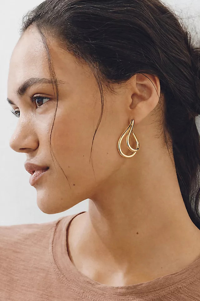 Twisted Teardrop Earrings | Anthropologie (US)