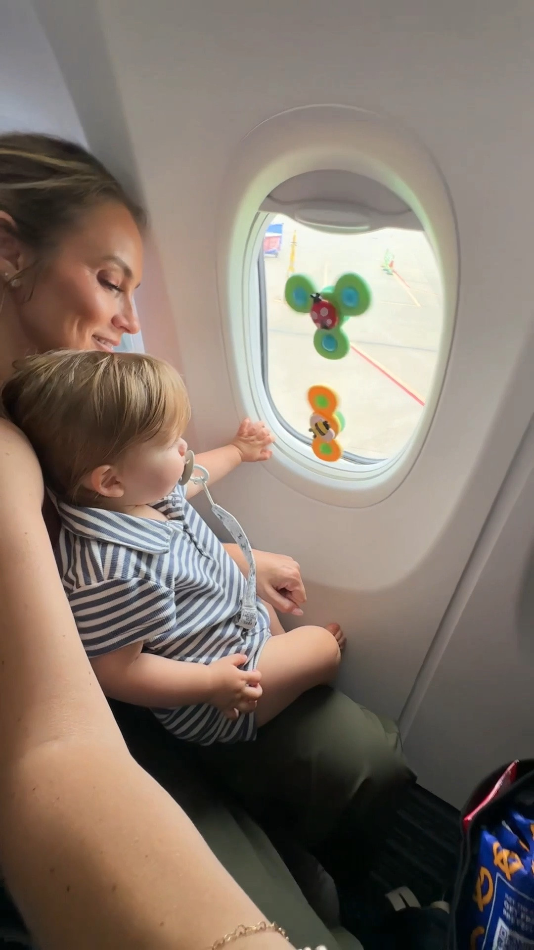 One of my BEST baby travel finds! ✈️🤎 These suction cup spinner toys kept Ford entertained right in our airplane seat. They stick to the airplane window or tray and are such an easy toy to toss in your carry on for flights, restaurants and travel days with a one year old.

Also linking my brown tank, wearing size Small 🤎

#babytravel #travelwithbaby #airplanetravel #babytravelessentials #traveltips #1yearoldtoys #babymusthaves #toddlertravel #traveltoys #amazonfinds #amazonmusthaves #LTKbaby #LTKtravel #LTKfamily

#LTKBaby #LTKTravel #LTKKids