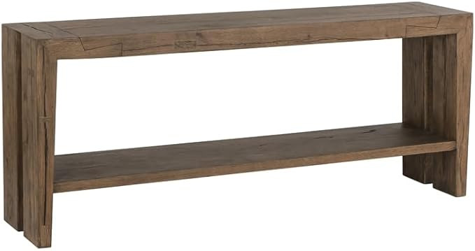 Kosas Home Troy Modern Wood Console Table in Antique Brown Oak | Amazon (US)