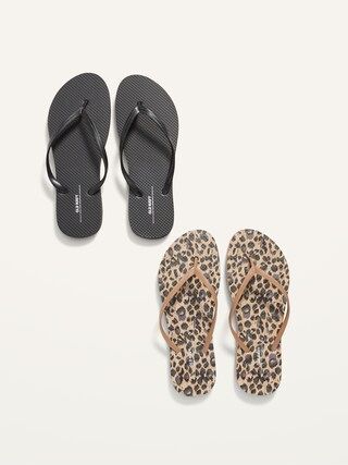 Flip-Flop Sandals 2-Pack for Women (Partially Plant-Based) | Old Navy (US)
