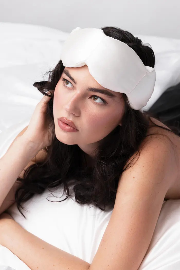 Silk & Velvet Weighted Sleep Mask | Nordstrom