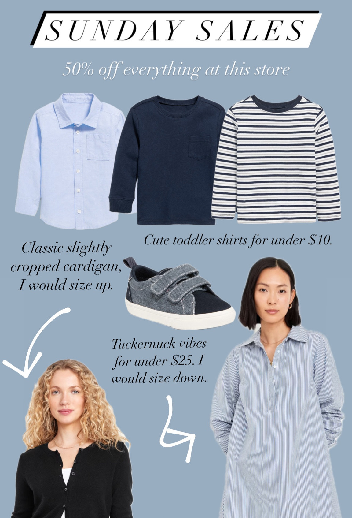 Old Navy is doing 50% off site wide! 

#LTKSaleAlert #LTKFindsUnder50 #LTKKids