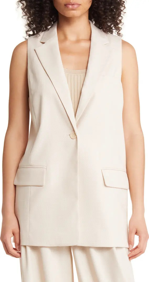 Nordstrom One Button Vest | Nordstrom | Nordstrom