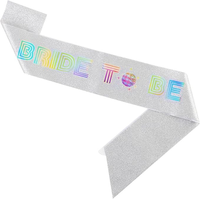Disco Bachelor Sash Bride to Be Sash Bachelorette Sash Bride to Be Sash Disco for Bridal Shower W... | Amazon (US)