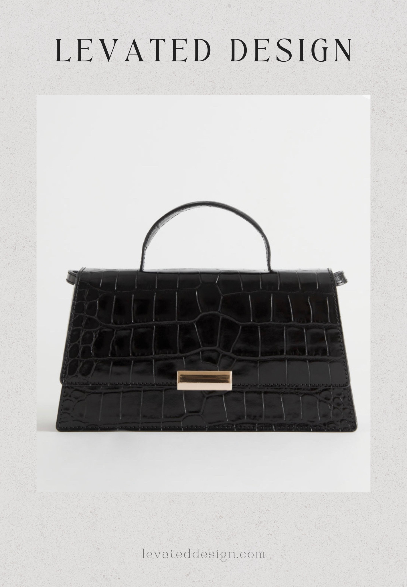 Beautiful & other story structured black leather crossbody bag with a top handle #crossbodybag #blackbag #leatherbag 

#LTKstyletip #LTKitbag #LTKfit