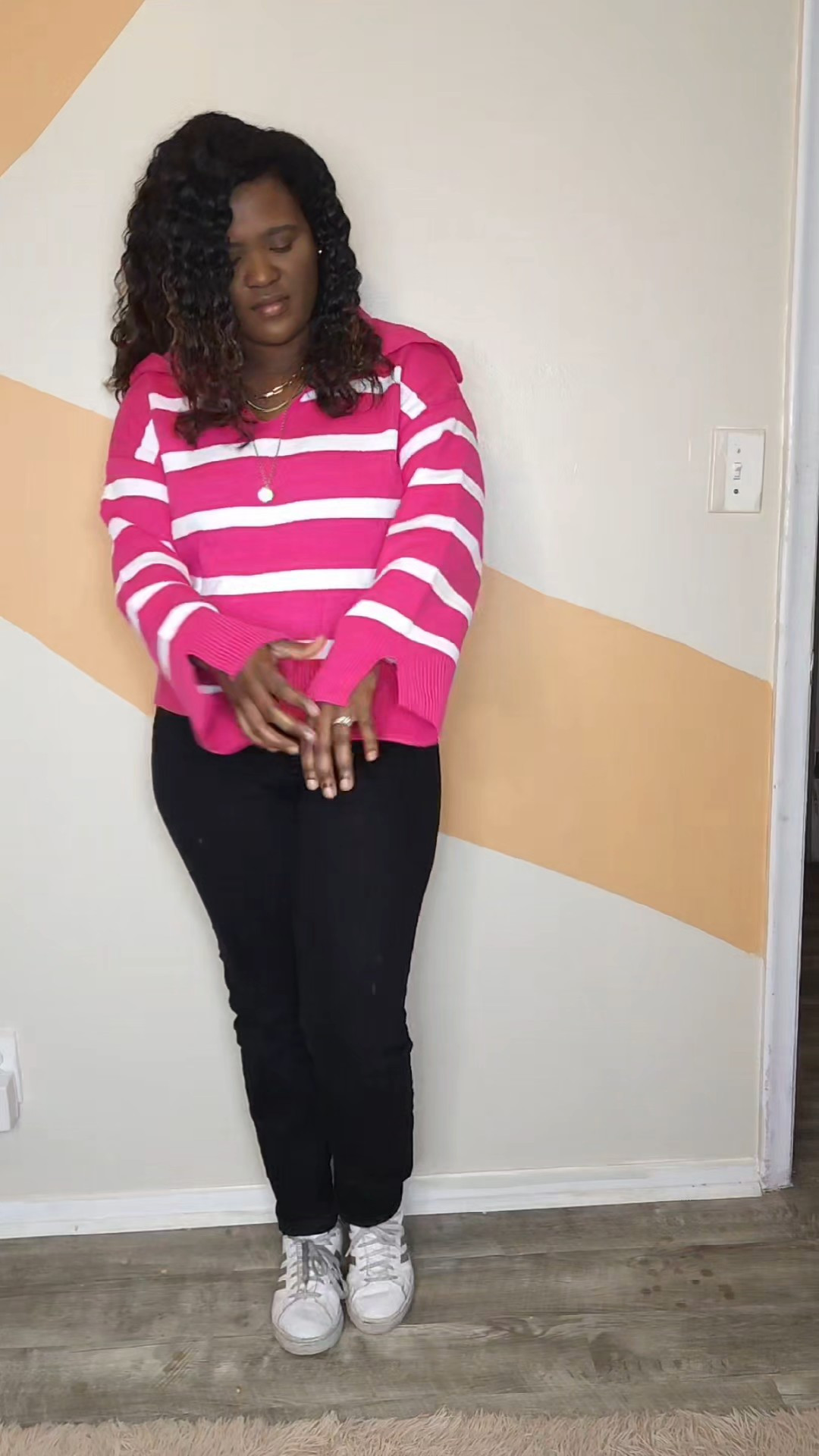 Pink sweater, Sweater weather, Date night outfit, winter outfit, winter style, Amazon fashion, Amazon find, Spring 

#LTKstyletip #LTKSeasonal #LTKfindsunder50