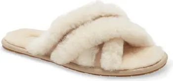 Scuffita Genuine Shearling Slide Slipper (Women) | Nordstrom