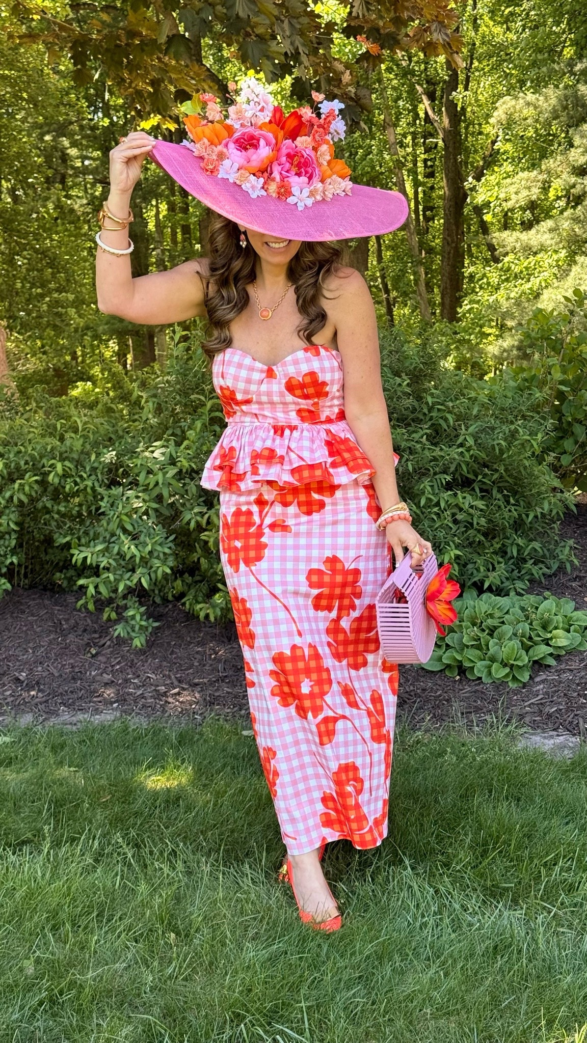 For all the girls who love gingham and color this two piece set is a stunner!!! So many compliments! Eye catching and classy!

#LTKootd #LTKWedding #LTKSeasonal