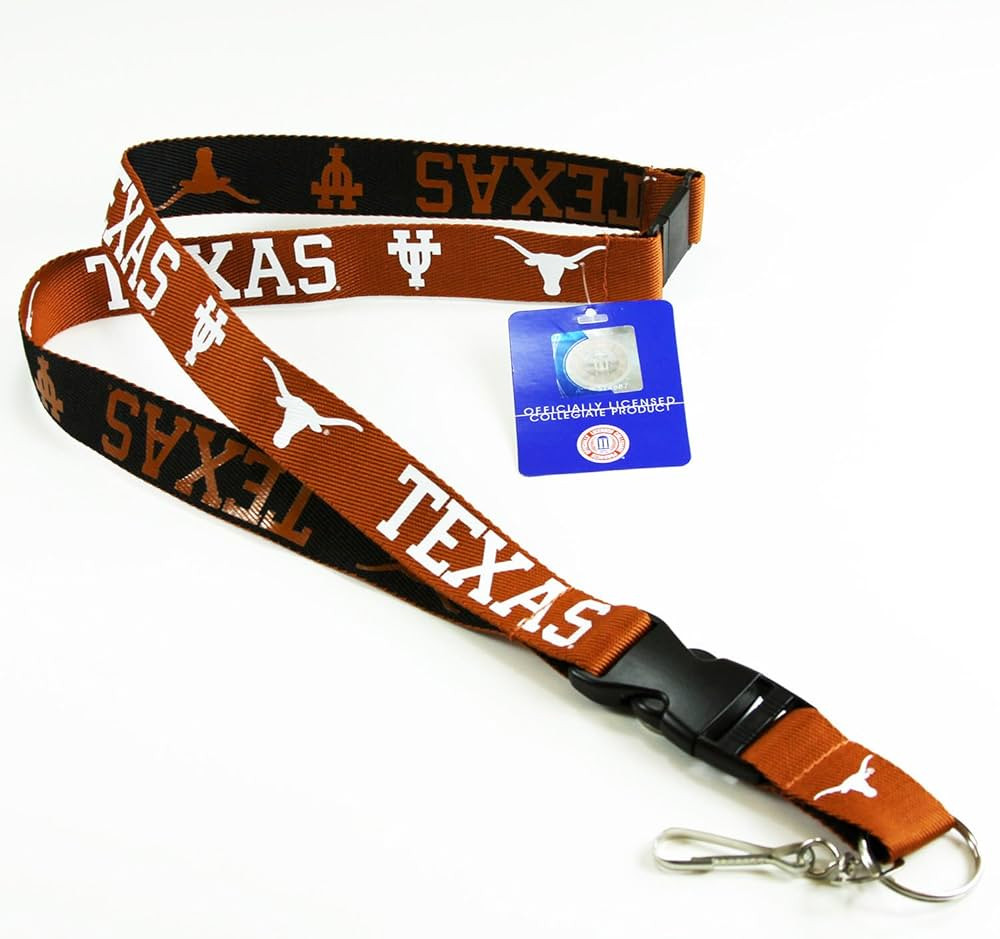NCAA Two-Tone Lanyard with breakaway safety clasp and easy-remove clip for keys or ticket holder | Amazon (US)