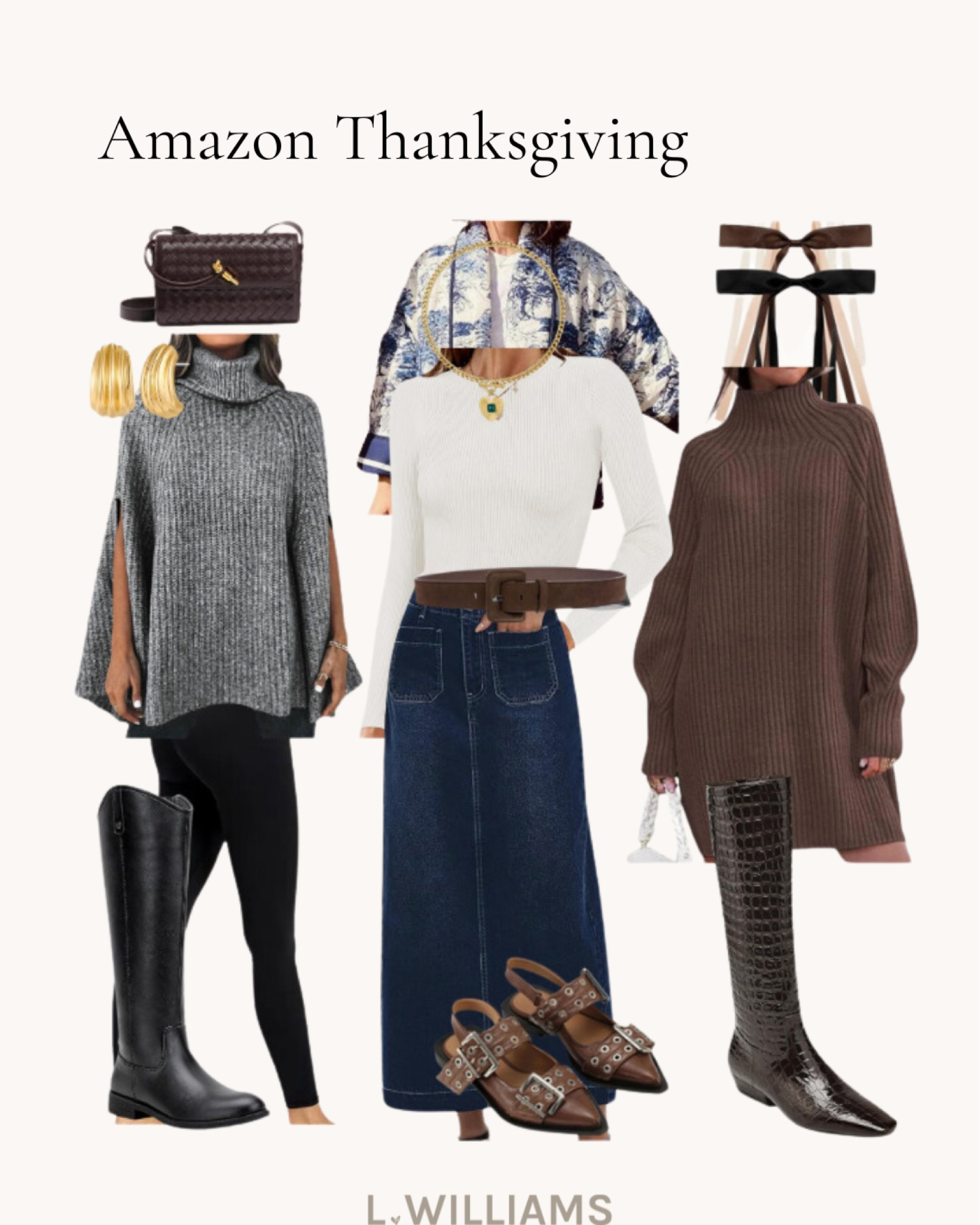 3 more Amazon thanksgiving looks 🍂🤎

#LTKHoliday #LTKFindsUnder100 #LTKFindsUnder50