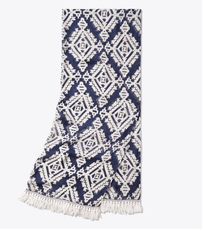 Tory Burch Tapestry Geo Oblong Scarf | Tory Burch US