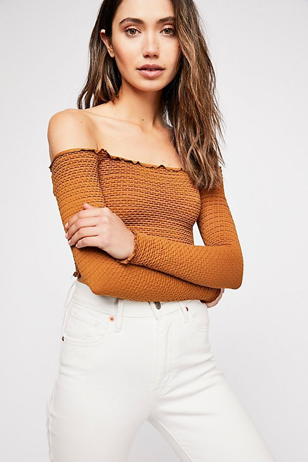 Textured Long Sleeve Crop | Free People (Global - UK&FR Excluded)