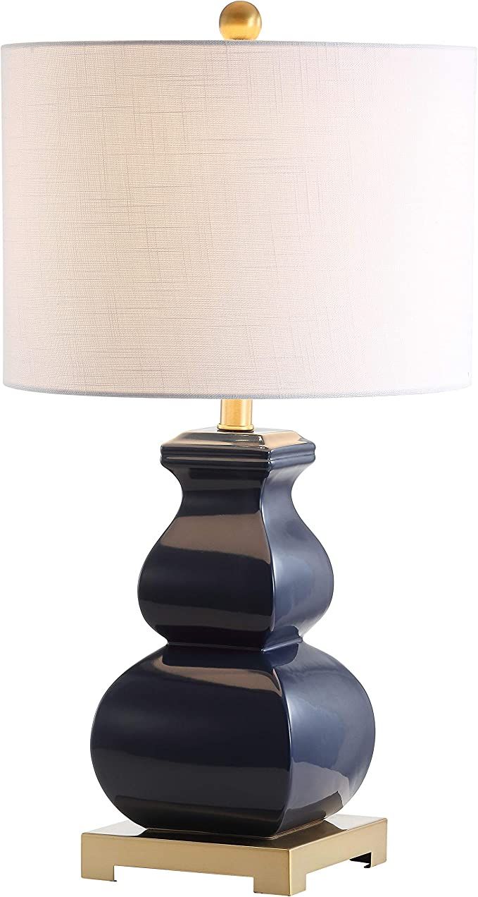JONATHAN Y JYL3049A Vienna 25.5" Ceramic LED Table Lamp Contemporary Transitional Bedside Desk Ni... | Amazon (US)