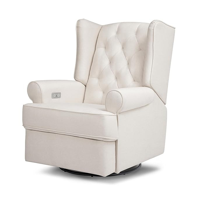 Namesake Harbour Electronic Recliner and Swivel Glider with USB Port in Performance Cream Eco-Wea... | Amazon (US)
