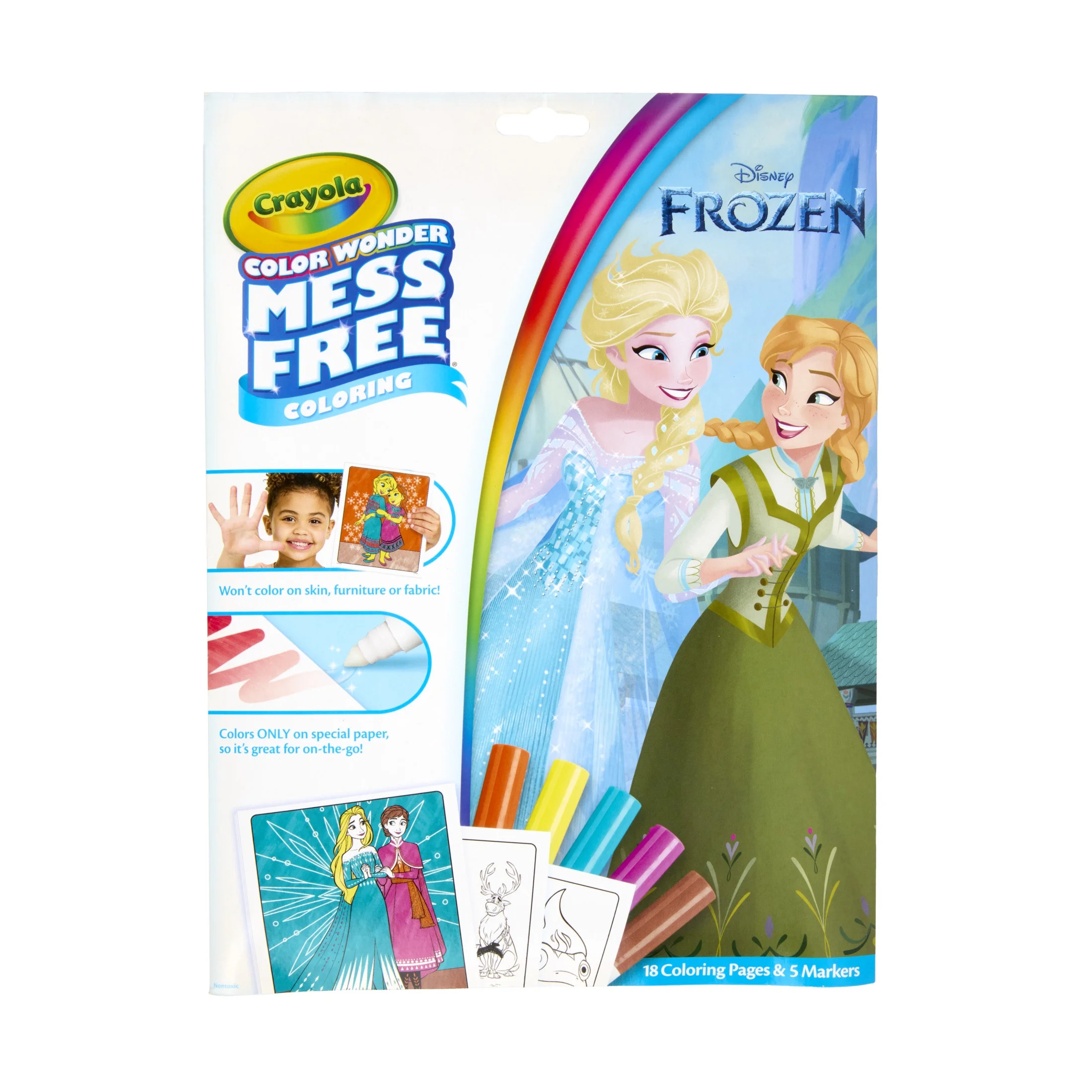 Crayola Color Wonder Mess Free Frozen 2 Coloring Set, 18 Pgs, Stocking Stuffers for Toddlers, Fro... | Walmart (US)