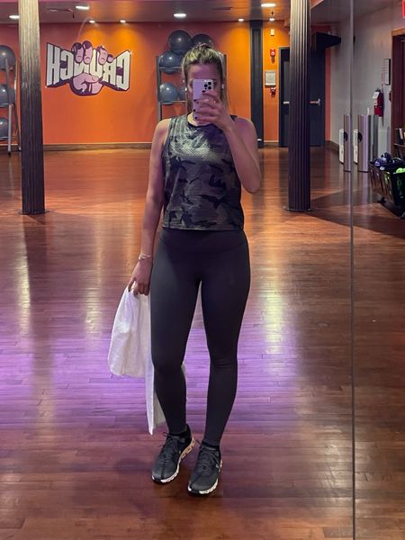 Trying to get back into after a 3 month long hiatus. These #lululemondupe leggings are butter !! I cannot stress it enough how comfortable these leggings are and they don’t fall down. Also, I love @koral but it can be pricey , so I always shop their sale. #amazonfind #workout #gymfit #ootd #amazon 

#LTKFind #LTKfit #LTKstyletip