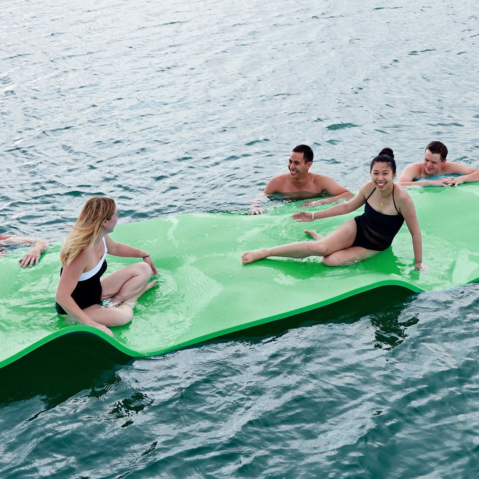 Magshion 12'x6' Water Floating Mat Foam Pad, Bouncy Tear-Resistant XPE Foam, Roll-Up Floating Riv... | Walmart (US)