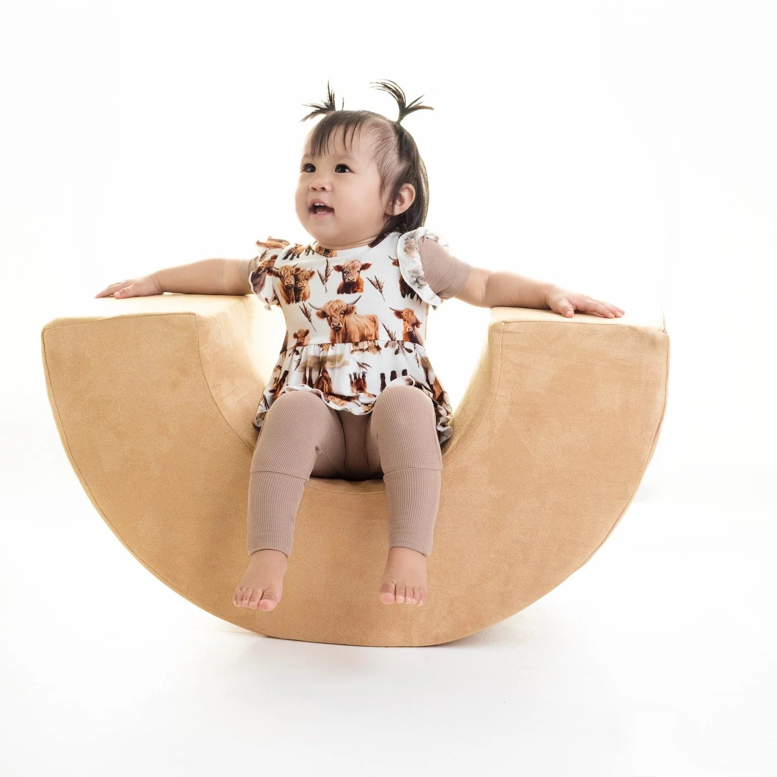 Reversible Opening Ready Set Romper® Twirl in Highland Dreams & Ribbed | Ready Set Romper ®