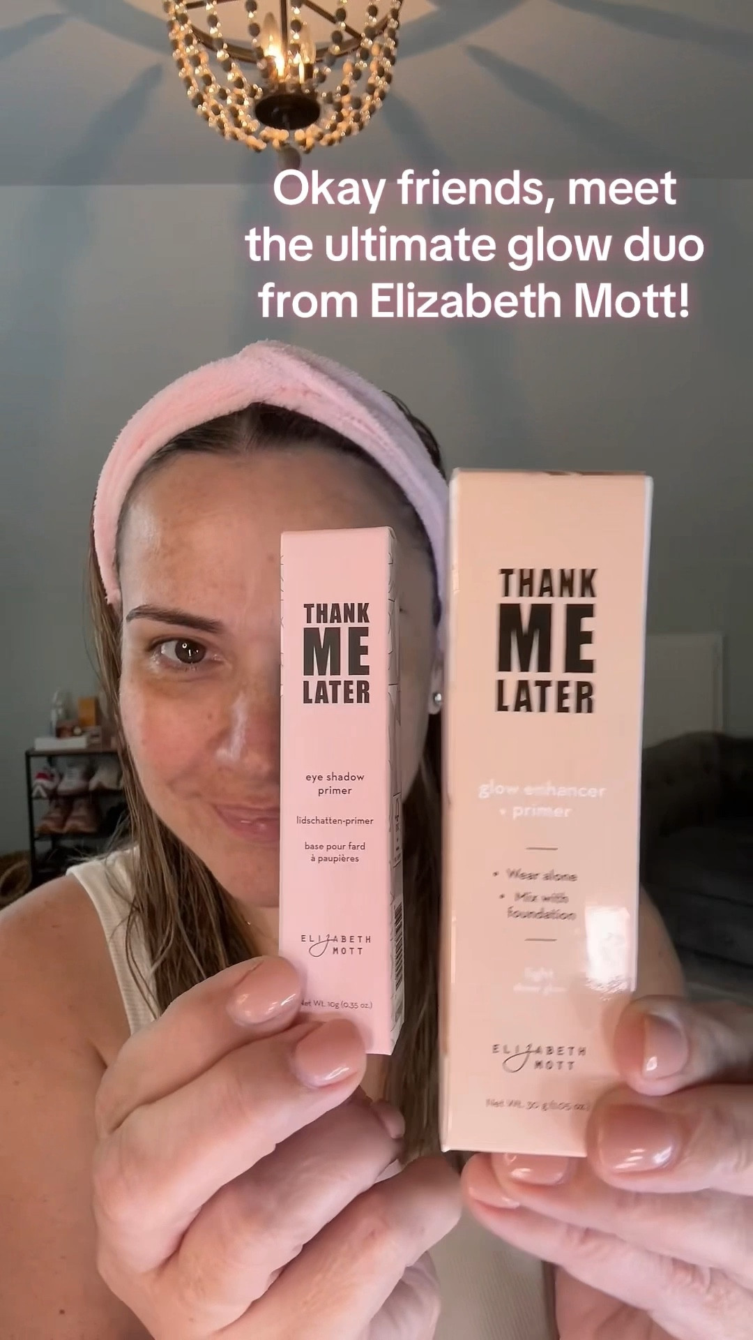 ✨ Glow that does more than just sit pretty ✨
The new Thank Me Later Glow Enhancer & Primer hydrates, smooths, and leaves you with that lit-from-within radiance. Wear it alone, under makeup, or as a highlighter/bronzer for customizable glow. 🌟

Paired with the cult-favorite Thank Me Later Eye Primer, It’s crease-free, long-lasting color payoff that keeps your eyeshadow looking fresh all day. 👏

Two K-Beauty must-haves that deliver skincare + makeup in one. 💕

#ElizabethMott #KBeautyGlow #SkincareMakeup #ad

Shop them here ⬇️
