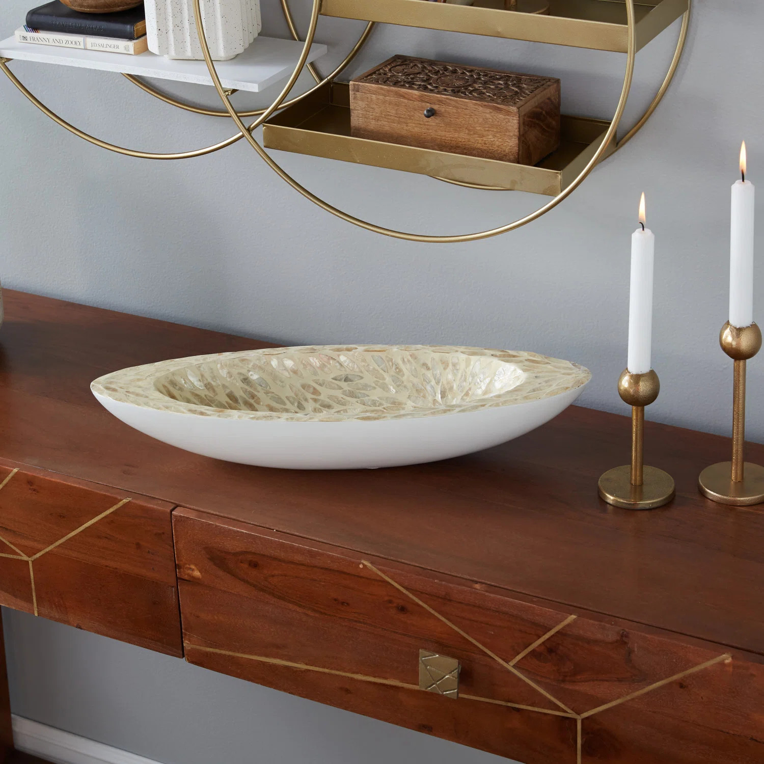 Dovecove Mother Of Pearl Decorative Bowl & Reviews | Wayfair | Wayfair North America