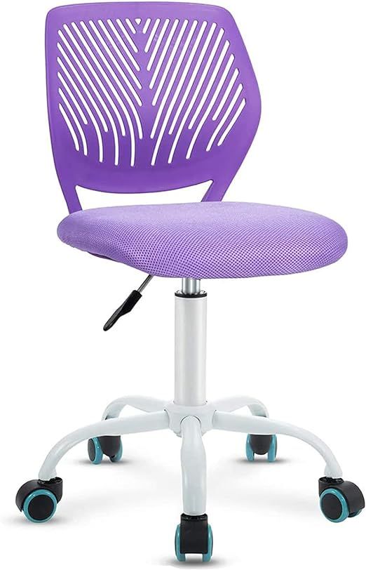 Giantex Kids Desk Chair, Adjustable Children Study Chair, Swivel Chair Armless Mesh Task Student ... | Amazon (US)