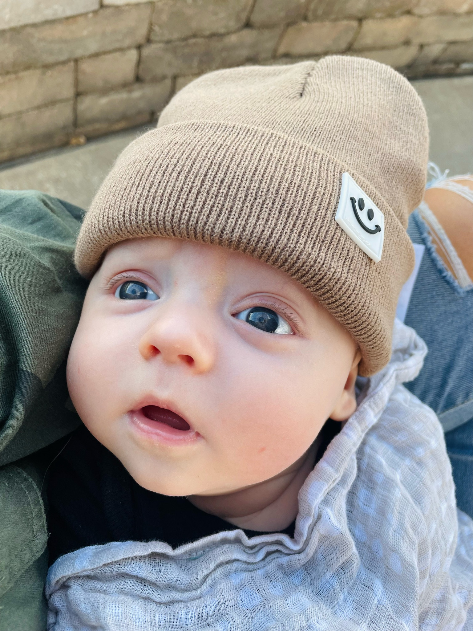 Smiley face beanie, baby boy style, fall style

#LTKbump #LTKkids #LTKbaby