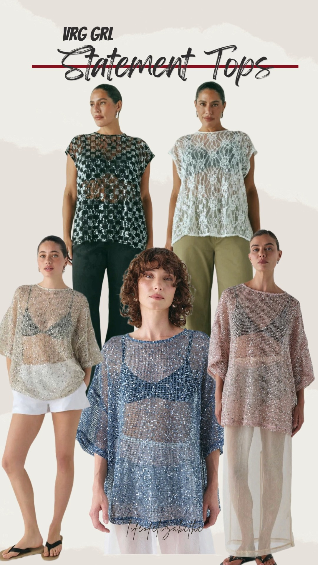 Great statement pieces. Pair with pants or a long skirt. Great for vacay night out

#LTKOver40 #LTKTall