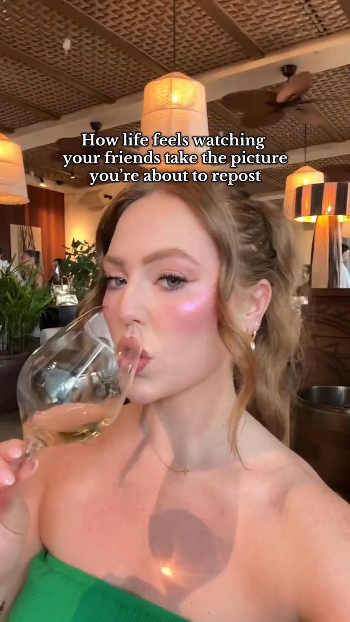 I just sit back and relax 🥰 A moment for the highlighter tho😍 

#LTKBeauty