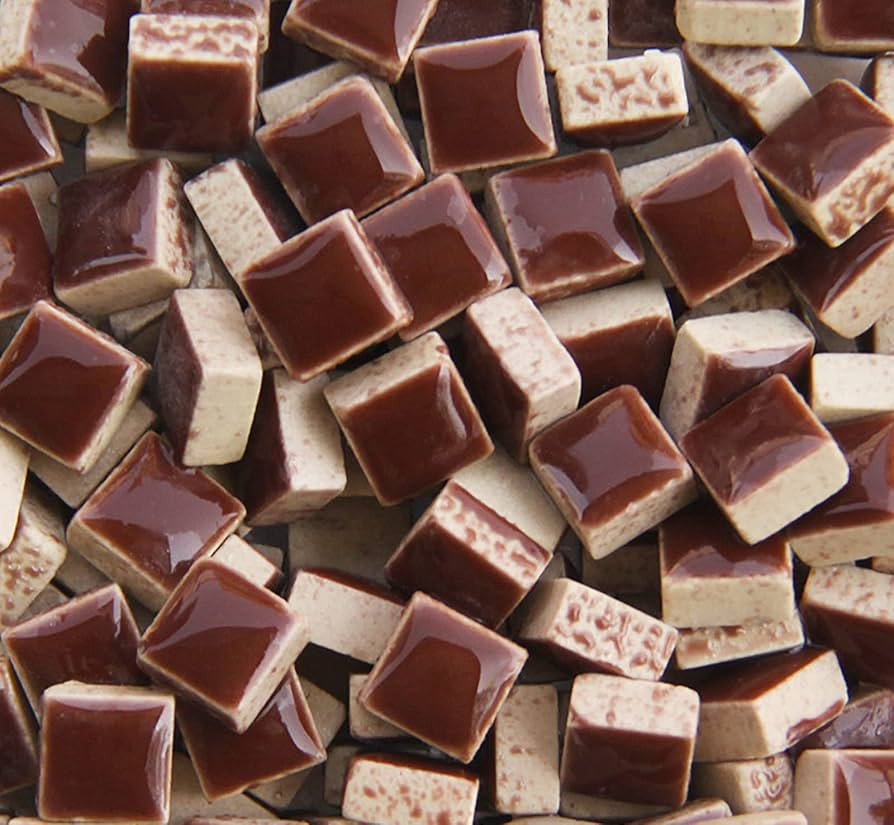 Amazon.com: PINUO&KE 200 Pieces / 200 g Mosaic Tiles, Square Shapes 0.4x0.4 inch Square Ceramic M... | Amazon (US)