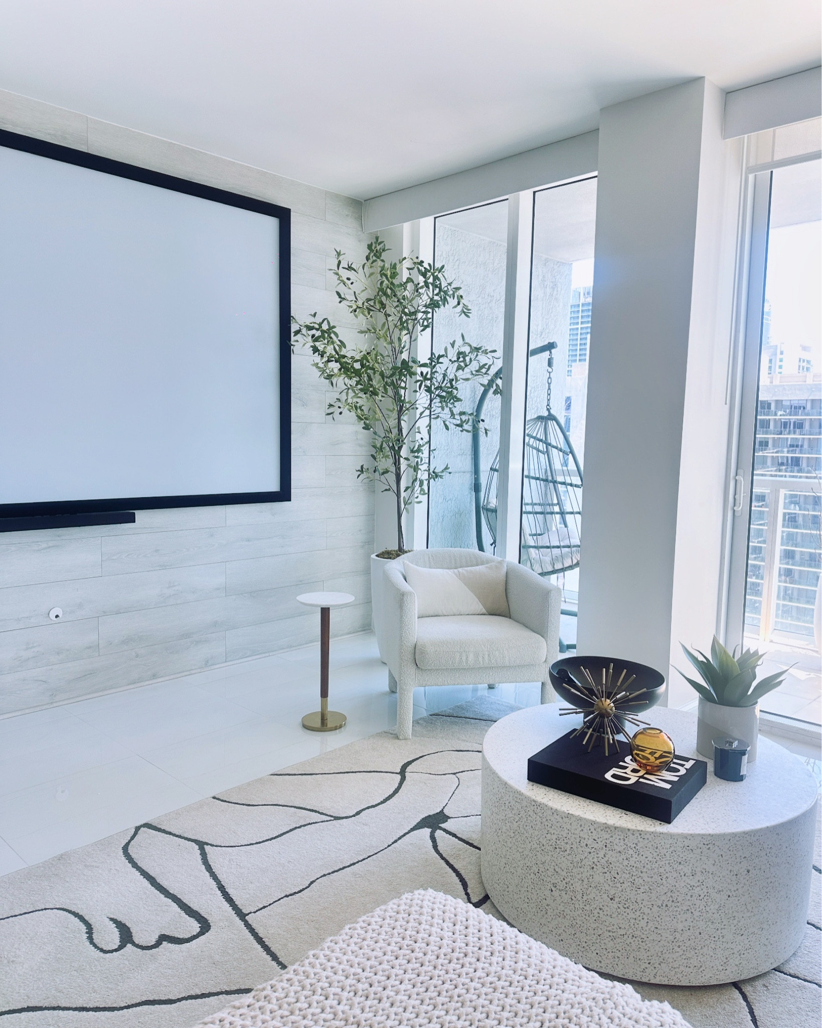 This neutral area rug, chic coffee table, and stylish decor pieces create the perfect cozy and modern vibe.

#LTKStyleTip #LTKHome #LTKSaleAlert