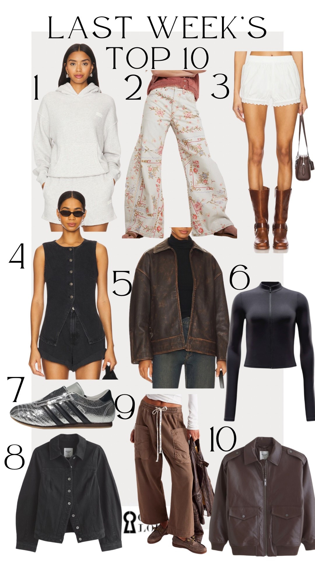 Last weeks best sellers!

1. Cozy hoodie I will be wearing constantly 
2. Perfect spring jeans!
3. You guys know I love bloomers! These are so good 
4. Loving this vest
5. A splurge but so worth it👌🏻
6. Loving this gym jacket
7. The coolest shoes 👌🏻
8. Love the denim and 30% off right now! I’m obsessed with the fit
9. Love these pants and so easy to dress up or down
10. Love a bomber jacket 

#LTKSaleAlert #LTKStyleTip #LTKFindsUnder100