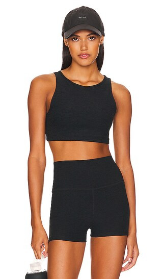 Spacedye Open Back Sports Bra in Darkest Night | Revolve Clothing (Global)
