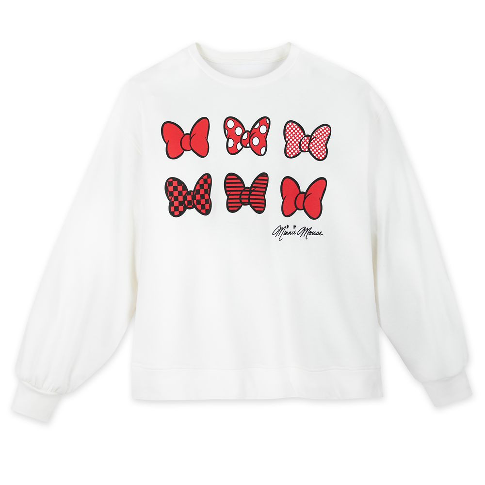 Minnie Mouse Bow Pullover Sweatshirt for Women – Exclusive | Disney Store