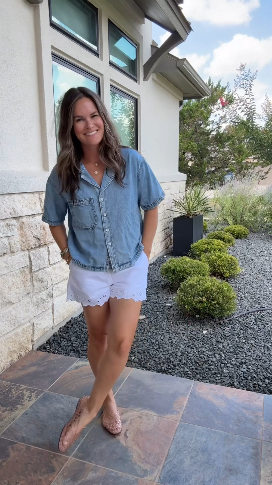 The Target shorts I keep reaching for 🤍 Paired with a denim top for an easy everyday summer look

#LTKootd #LTKmomlife #LTKSeasonal