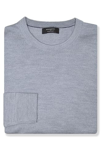 Banana Republic Mens 486773 All Merino Wool Crewneck Sweater, (XX-Large, Heather Grey) | Amazon (US)