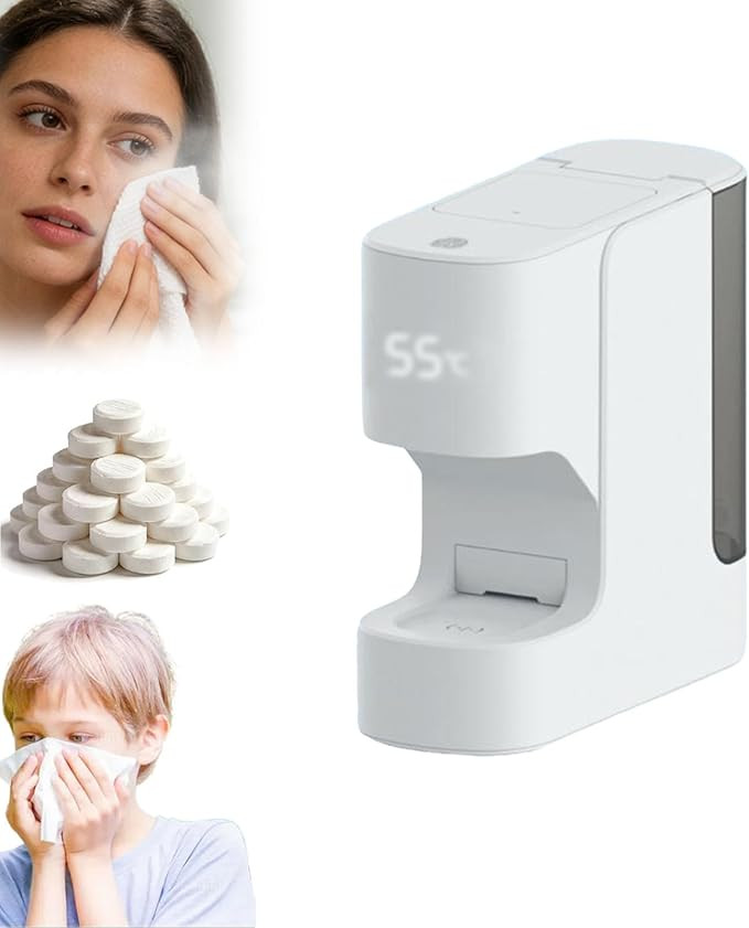 Hot Face Towel Heater Machine, Auto Compressed Towels Wamer, 5-Second Heating Disposable Towel He... | Amazon (US)