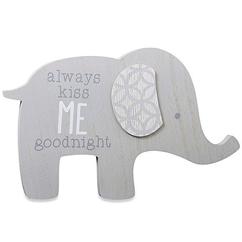 Wendy Bellissimo™ Mix & Match Elephant Wall Plaque | Bed Bath & Beyond