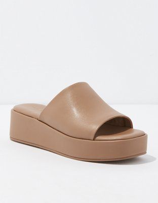AE Platform Slide Sandal | American Eagle Outfitters (US & CA)