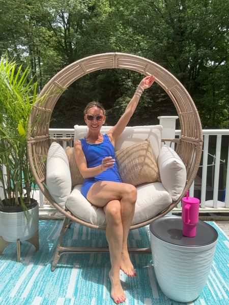 Walmart has the best outdoor summer
Finds!  Love this egg chair and planter!! Also how great is this diy table hack? Linking my favorite Walmart outdoor finds here! @walmart #walmartpartner @shop.ltk #liketkit 

#LTKHome #LTKGiftGuide #LTKSeasonal