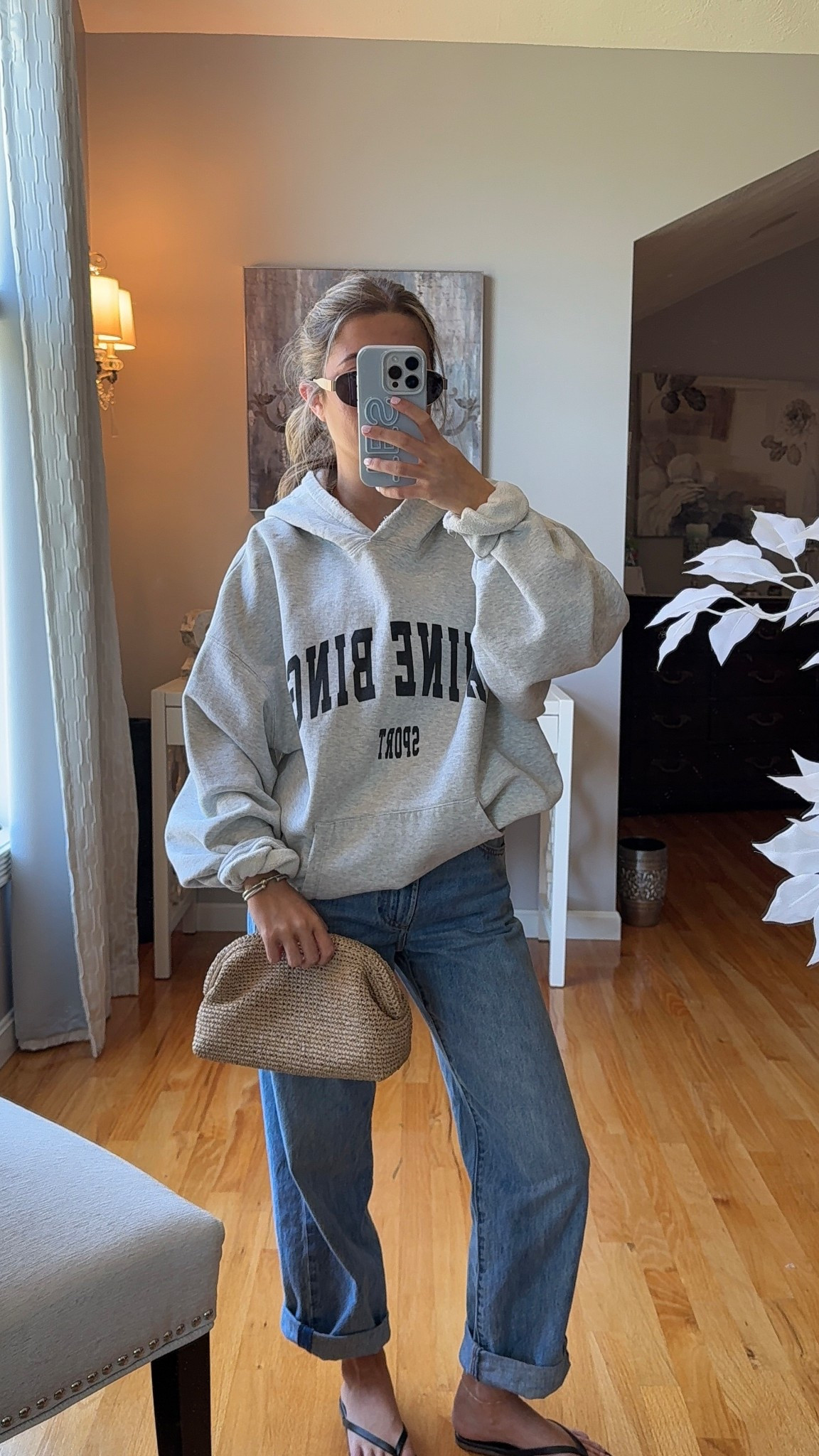 wearing a small in hoodie and 23 in jeans :) 

#LTKootd #LTKU #LTKSeasonal