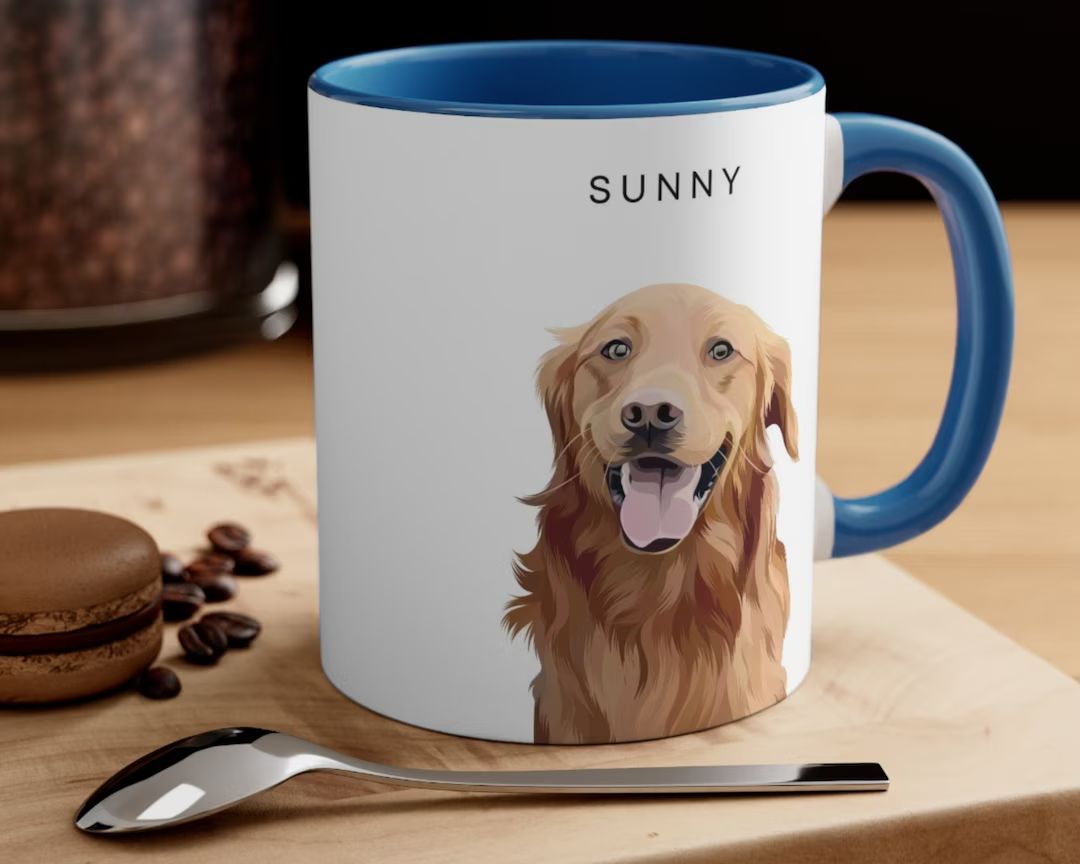 Personalised Pet Mug, Dog Coffee Mug, Pet Memorial, Gift Idea for Dog Lovers, Dog Mom, Custom Dog... | Etsy (US)