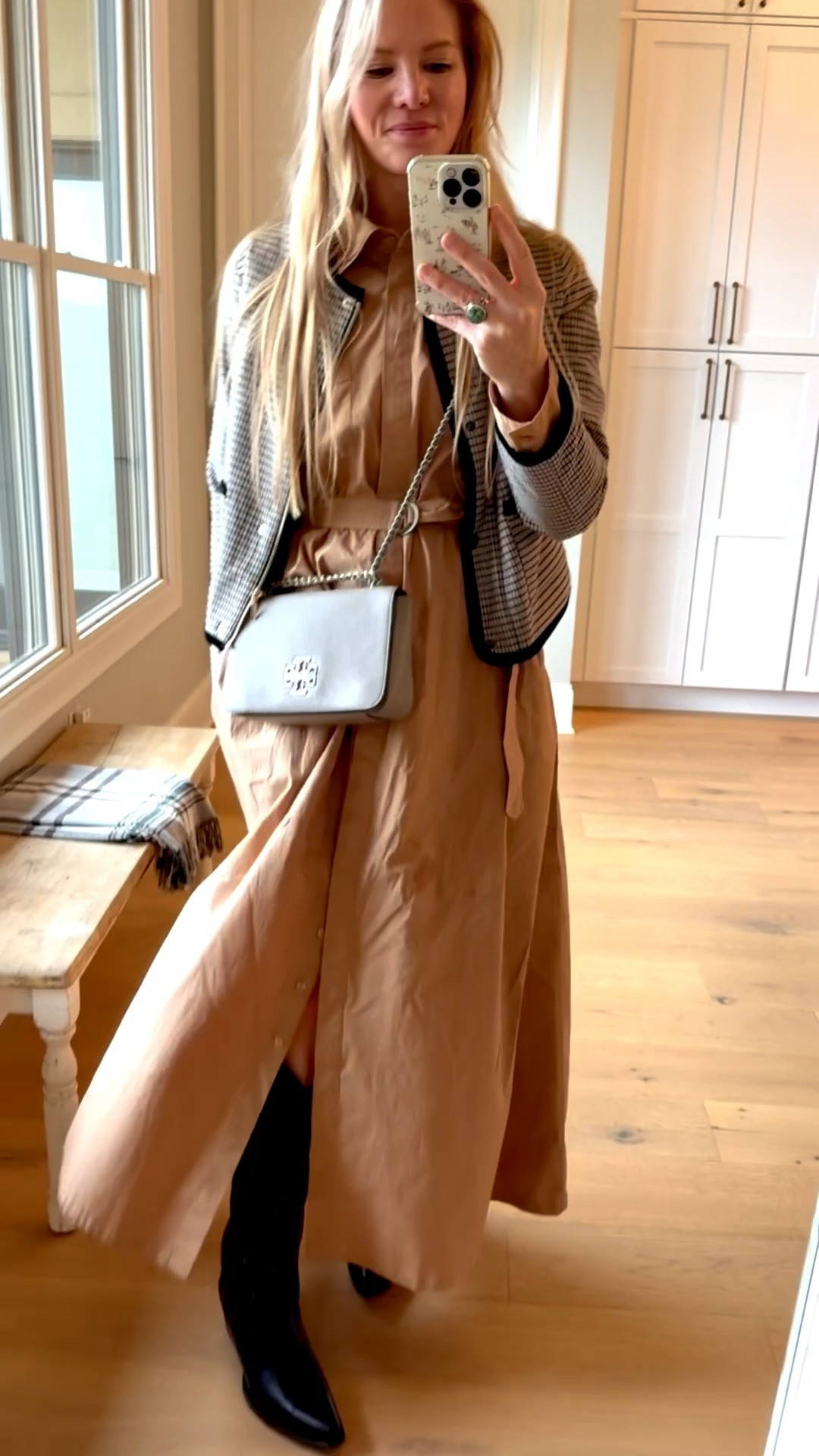 What I wore to church today.


Size reference 5’ 9” 140

Blazer/jacket - medium
(Found mine at TJMaxx)

Maxi shirt dress - medium

Tall black cowboy boots - sized up 1/2 size



Classic style. Church outfits. Western chic. Cowboy boots and dresses. Cowboy boots with a dress. Classy western. Western boots outfits. Shirt dress outfits. Western outfit ideas. Western workwear.

#LTKOver40 #LTKTall #LTKWorkwear