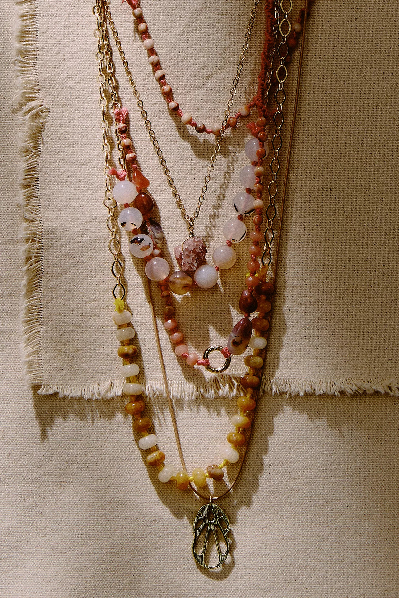 Hailee Semiprecious Beaded Necklace | Free People (Global - UK&FR Excluded)