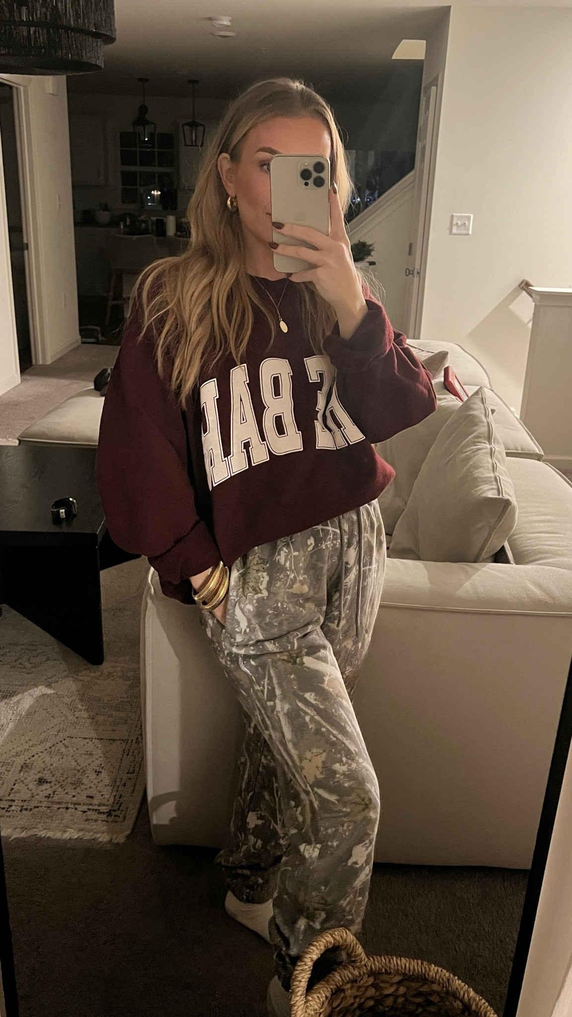 Camo Abercrombie sweats. Wearing size medium 

#LTKCyberWeek #LTKHoliday #LTKSeasonal