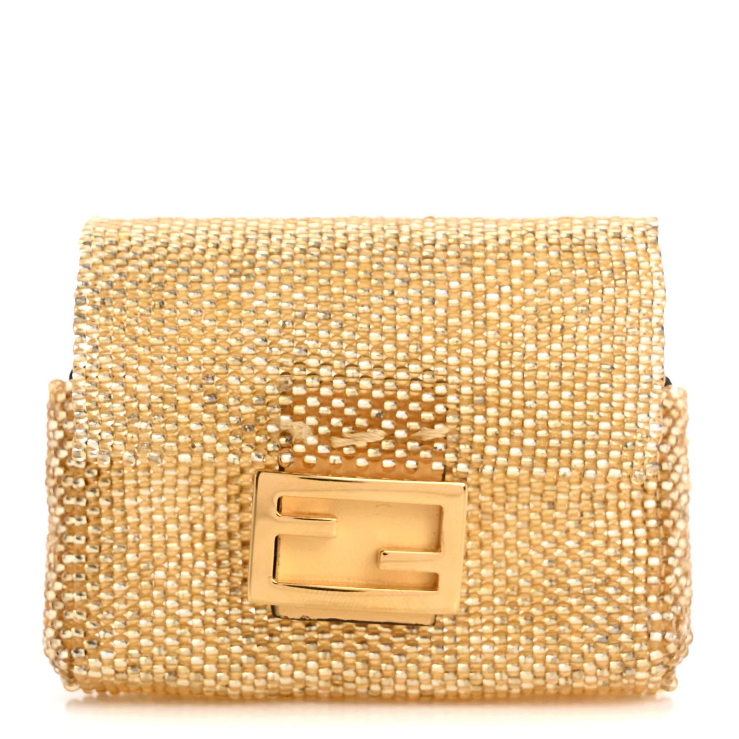 Glass Vitello King Beaded Mini Pico Baguette Charm Semolino | FASHIONPHILE (US)