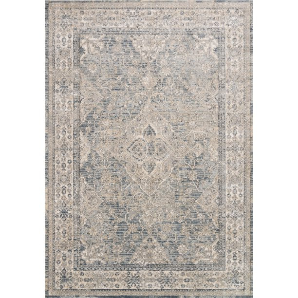 Loloi II Teagan Oriental Sky / Natural Area Rug | Walmart (US)
