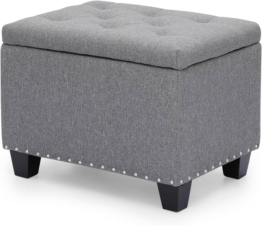 Magshion Rectangular Storage Ottoman Bench Tufted Footrest Lift Top Pouffe Ottoman, Coffee Table,... | Amazon (US)